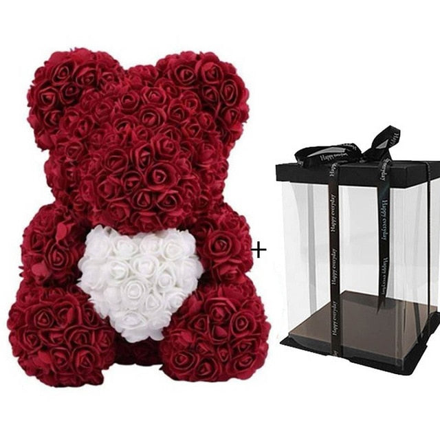 Rose Bears (40cm) with Gift Box